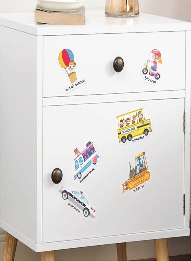 RUSON Reusable Sticker Book for Kids, Vehicles Truck Stickers Educational Learning Toys Travel Stickers Activity Books for Toddler Girls Boys Age 3+ Birthday Gifts - Image 5